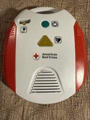 American Red Cross AED Trainer Training Practice Device English & Spanish WORKS