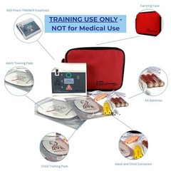Portable AED Trainer with Reusable Pads – Ideal for CPR Certification Training