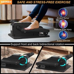 Under Desk Elliptical Machine for Seniors, Electric, Quiet, 12 Speeds