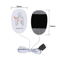 AED Trainer Pads with Pins, Practice Pads for Adult Mode XFT-120G, CPR Training